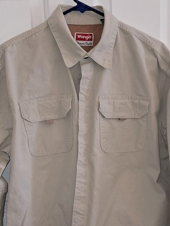 Wrangler Other - Men's Wrangler Long Sleeve Shirt, Large